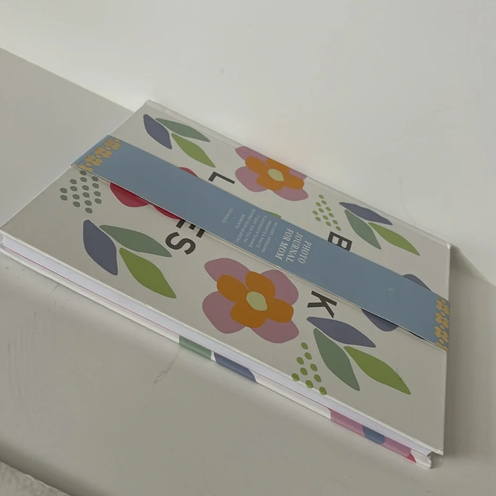 Love x June Hardcover Floral “Book of Loves” Photo Journal for Mom or Loved Ones